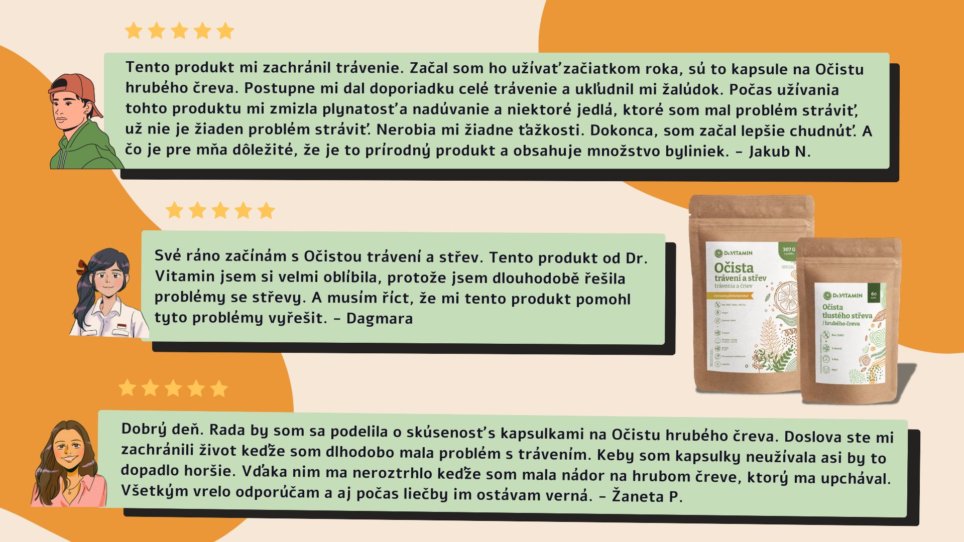 recenzie - produkty Očista